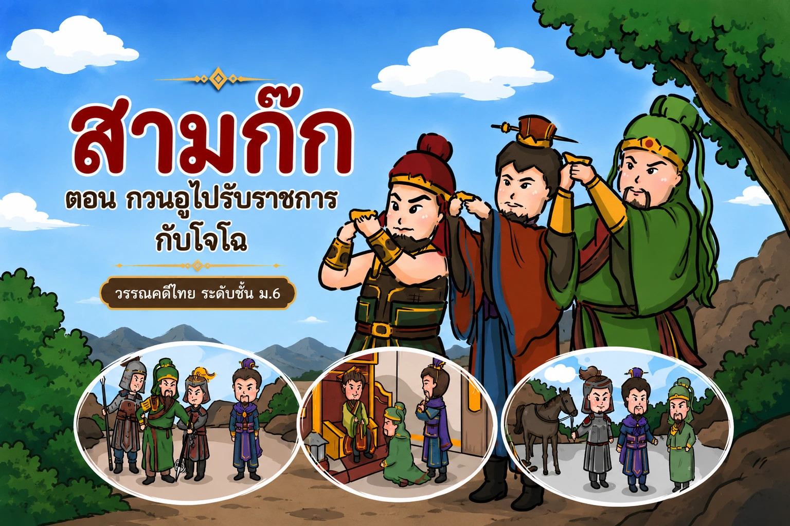 สามก๊ก ตอน กวนอูไปรับราชการกับโจโฉ